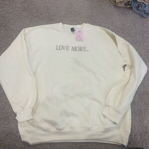 Little Mama Shirt Shop Love More Sweatshirt
